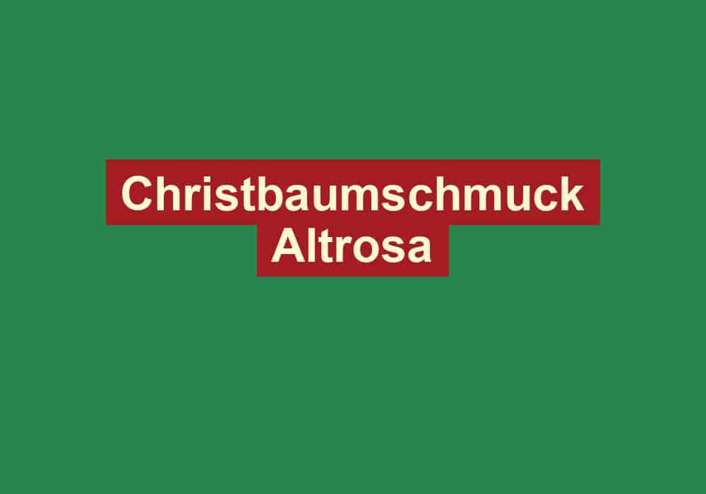 christbaumschmuck altrosa