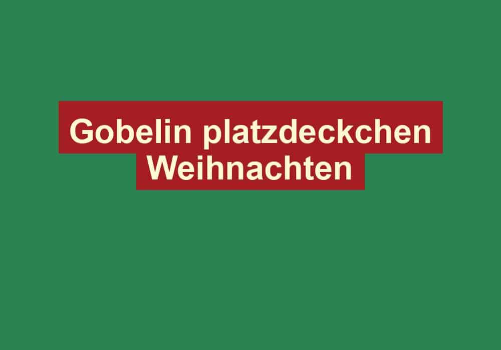 gobelin platzdeckchen weihnachten