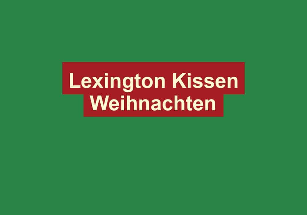 lexington kissen weihnachten