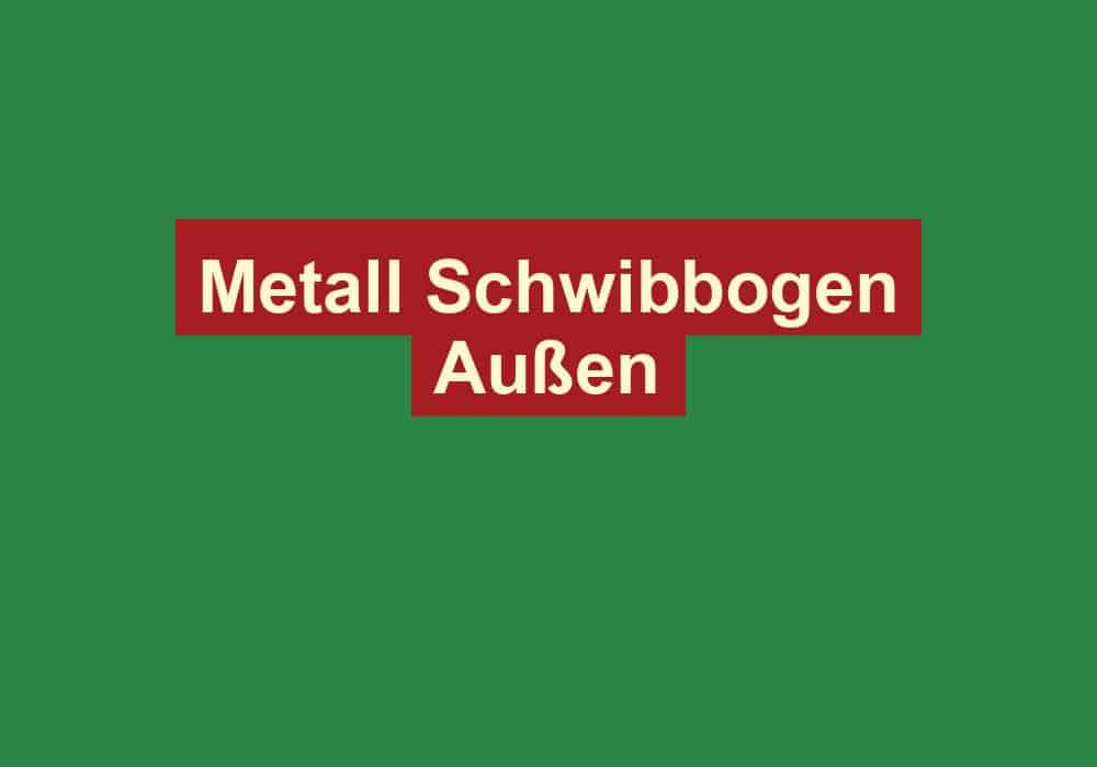 metall schwibbogen aussen