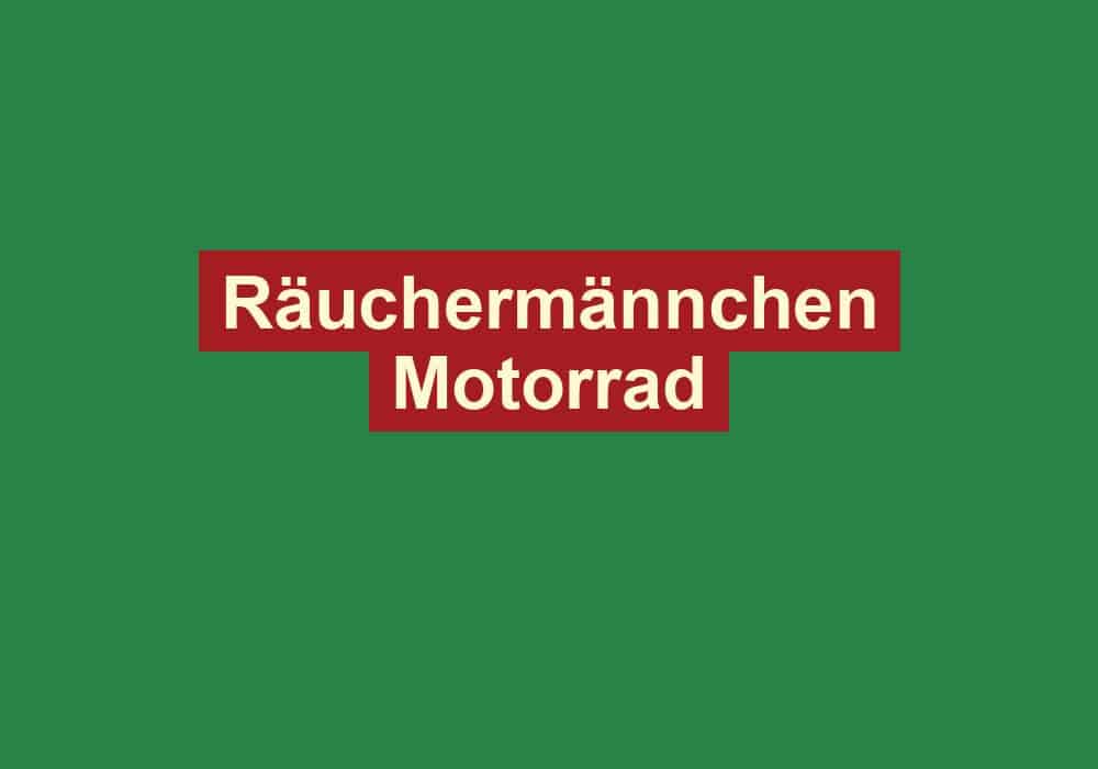 raeuchermaennchen motorrad