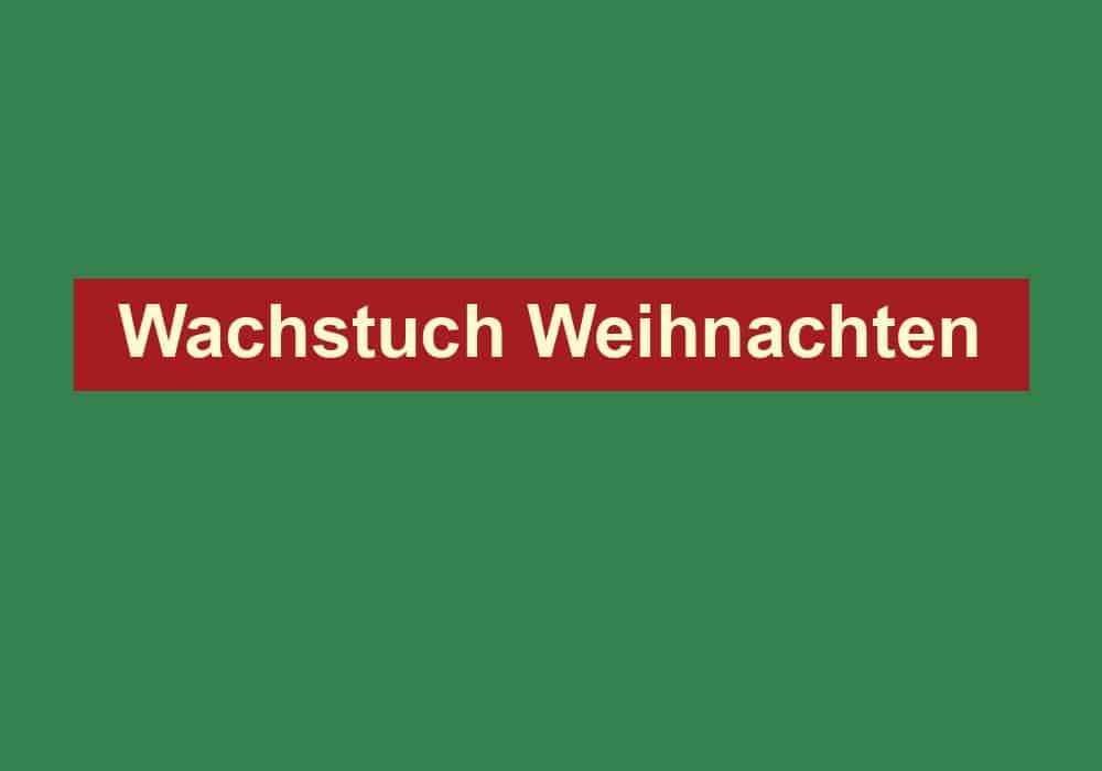 wachstuch weihnachten